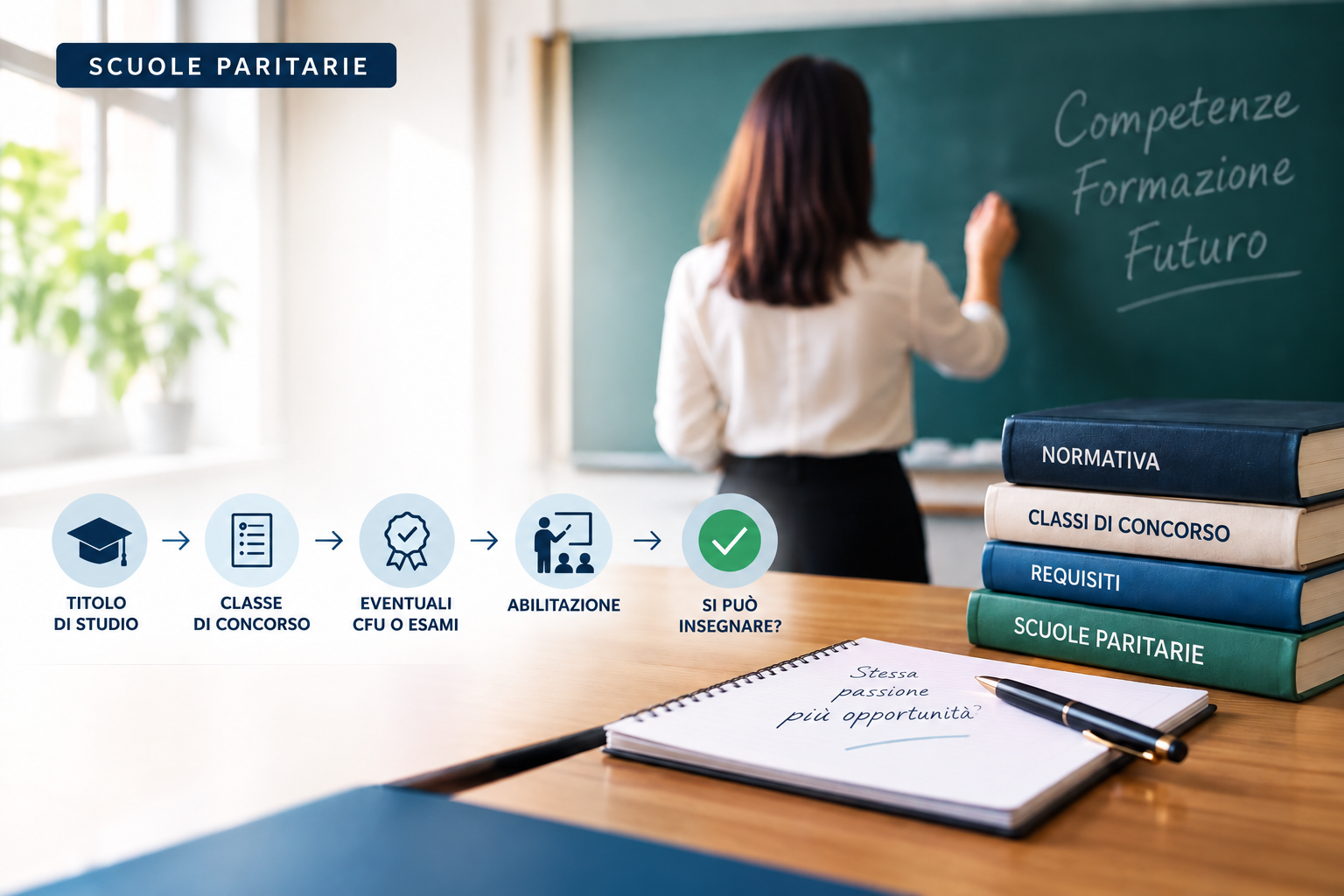 Classi di concorso scuole paritarie: verifica dei titoli dei docenti