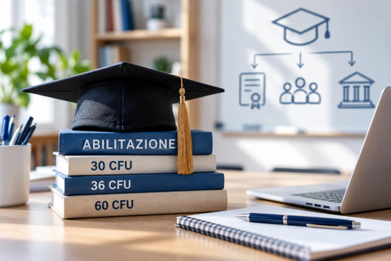 Abilitazione all'insegnamento e percorsi 30, 36 e 60 CFU