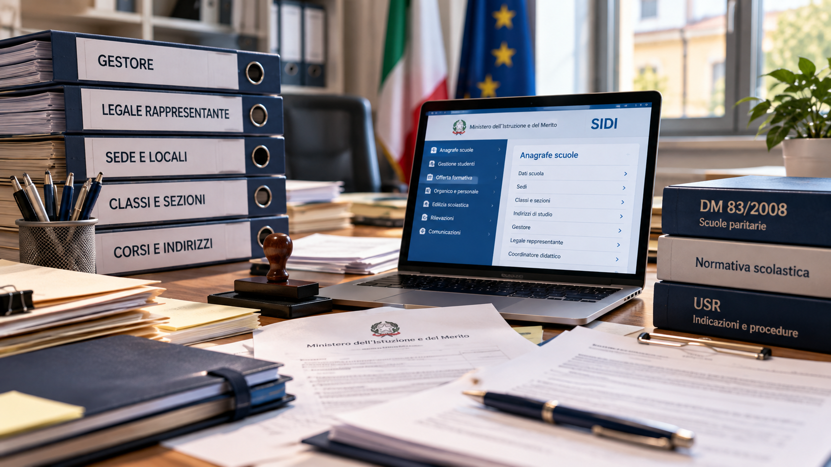 Variazioni scuole paritarie: gestore, sede, classi e corsi